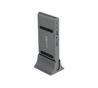 DeLOCK 87772 replicatore di porte e docking station per laptop Cablato Thunderbolt 3 Grigio [87772]