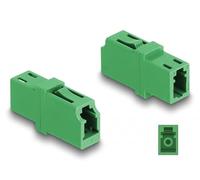 DeLOCK 87984 adattatore di fibra ottica LC/APC 1 pz Verde