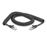 Delock 87993 RJ45 Cavo di rete, cavo patch CAT 5e 2.00 m Nero 1 pz.
