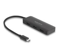 DeLOCK 88040 hub di interfaccia Nero