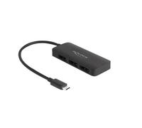 DeLOCK 88041 hub di interfaccia DisplayPort Nero