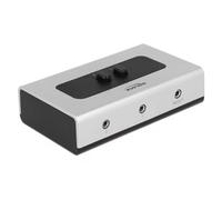 DeLock Interruttore 88061 - 2 a 1 jack 3,5 mm 4 pin manuale bidirezionale