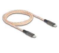 DELOCK 88288 - Cavo di sincronizzazione e ricarica, spina USB-C, RGB, 100 W, 1,