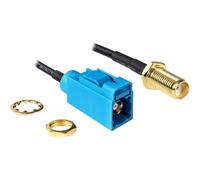Delock 88583 0,2 m Nero Cavo Antenna FAKRA Z femmina > SMA femmina per