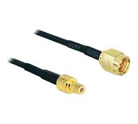 DeLOCK 88647 cavo coassiale 3 m SMA SMB RG-174 Nero