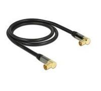 DeLOCK 88781 cavo coassiale RG-6/U 1 m IEC Nero (Delock antennekabel - 1 m)
