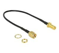 DELOCK 88876 - Cavo WLAN, connettore RP-SMA, presa da incasso RP-SMA