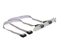 Delock 89083 PCI 0,27 m Cablato Slotbracket > 2x serial