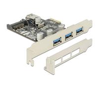 DELOCK 89301 - Scheda PCI Express>3 x esterna + 1 x USB interno 3.0