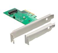 Delock 89370 PCIe M.2 Verde Grigio Scheda PCI Express x4 > 1 x NVMe M.2 chiave M