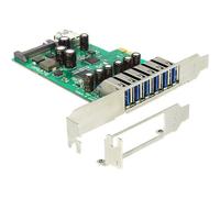 DELOCK 89377 - Scheda PCI Express > 6 porte USB 3.0 esterne + 1 interna