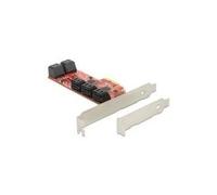 DELOCK 89384 - Scheda PCIe > 10 porte SATA da 6 Gb/s interne