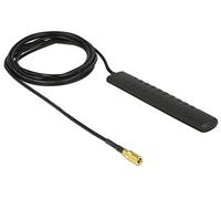 DeLock 89497 Antenna DAB+/DMB/DVB-T2 su SMB 20dB 2m RG-174, nero