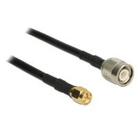 Delock 89510 2,5 m RG-58 C/U Connettore TNC SMA Nero Cavo antenna TNC maschio >