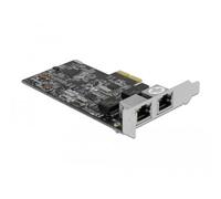 Delock Scheda PCI Express x2 per 2 x 2,5 Gigabit LAN Cablato PCI 89530