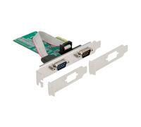 DELOCK 89555 - Scheda PCIe, 2 porte RS-232, seriale