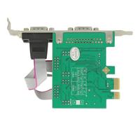 Delock 89641 PCIe Seriale A basso profilo PCIe 2.0 RS-232 Verde Scheda PCI