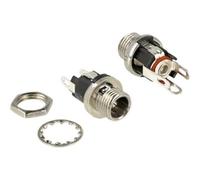 Delock 89910 DC Nero Nichel Nichel 2,1 mm 5,5 mm 1 pz Connettore DC 5,5 x 2,1 x