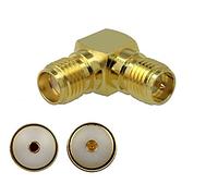 DeLOCK 89965 - Connettore coassiale (SMA, SMA, RP-SMA, connector Female/Female connector, 90°, 0-3000 MHz)