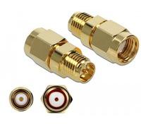 Delock 89977 RP-SMA RP-SMA Oro Adattatore RP-SMA maschio per RP-SMA solo 10 GHz