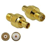 DeLOCK 89988 - Connettore coassiale (R-SMA, SMA, MCX, connector Female/Female connector, 0-3000 MHz, 50 Ω)