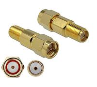 DeLOCK 89990 - Connettore coassiale (SMA, SMA, SMA, SMA, SMA, connettore femmina/femmina, 0-3000 MHz, 50 Ω)