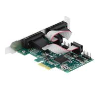 Delock 90410 PCIe RS-232 A basso profilo PCIe 1.1 RS-232 Verde Controllore
