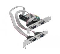 DeLOCK 90410 scheda di interfaccia e adattatore Interno RS-232 (Delock - seriel adapter - PCIe 1.1 - R) - Nouvo