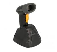 Delock 90550 Scanner bar code 2D Cablato 2D, 1D LED Nero, Arancione Scanner po