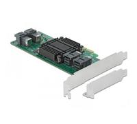 DeLOCK - Scheda PCI Express x8 per 4 x interna NVMe SFF-8643 - Fattore di forma a basso profilo