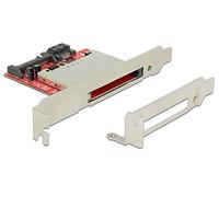 DeLOCK 91495 Interno SATA Nero, Rosso, Argento lettore di schede