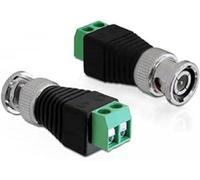 DELOCK ADAPTADOR BNC MACHO TERMINALBLOCK 2 PIN
