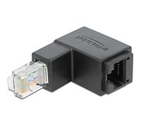 DELOCK ADAPTADOR CONECTOR RJ45 EN ÁNGULO HACIA ABAJO CONECTOR RJ45 CAT.6 UTP