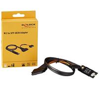 DELOCK ADAPTADOR M.2 KEY M A U.2 SFF-8639 NVME CON CABLE DE 50 CM