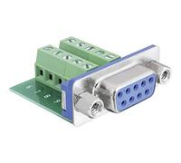 DELOCK 65268 - Presa Sub-D a 9 pin > morsettiera a 10 pin