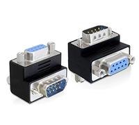 DELOCK ADAPTADOR SUB-D 9 PIN MACHO HEMBRA 90° ANGULAR