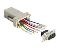 DELOCK ADAPTADOR SUB-D 9PIN MACHO RJ45 HEMBRA KIT DE MONTAJE