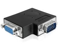 DELOCK ADAPTADOR VGA MACHO VGA HEMBRA 90° ANGULAR