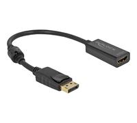 DeLock Adattatore DisplayPort 63559 - DP 1.2 maschio a HDMI femmina 4K passivo nero