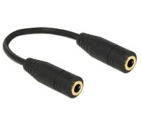DELOCK Adapter Audio Klinke 3.5mm 4Pin-Bu > Bu 0.1 NUOVO