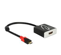 DeLOCK Adapter Cable USB Type C Maschio > HDMI 4 K/30 Hz Jack Nero DP Alt Mode