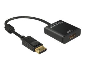 Delock Adapter Displayport 1.2> HDMI Buchse 4K black Adattatore 62607