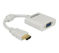 DeLOCK 65346 cable gender changer 19-p HDMI-A M 15-p VGA F Bianco ( 65346 )