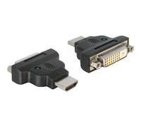 Delock Adapter HDMI / DVI HDMI M DVI 25-pin FM Nero male > DVI-25pin 65020