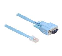 Delock Adapter RS-232 DB9 Stecker zu 1 x Seriell RJ45 Adattatore 63353