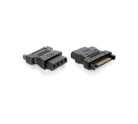 Adapter Power - IDE drive > 4 Pin SATA 15 p IDE 4p Nero, Adattatore Nero, SATA 15 p, IDE 4p, Nero
