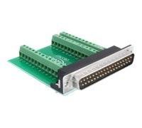 Delock Adapter Terminalblock> Sub-D St. Adattatore 65320