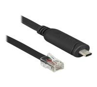 Delock Adapter USB 2.0 Typ-C Stecker> 1 x Seriell RS-232 RJ45 63912
