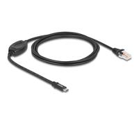 Delock Adapter USB 2.0 Type-C Stecker zu 1 x Seriell RS-232 RJ45 64305