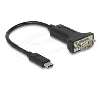 Delock Adapter USB Type-C zu 1 x Seriell RS-232 D-Sub Adattatore 64307